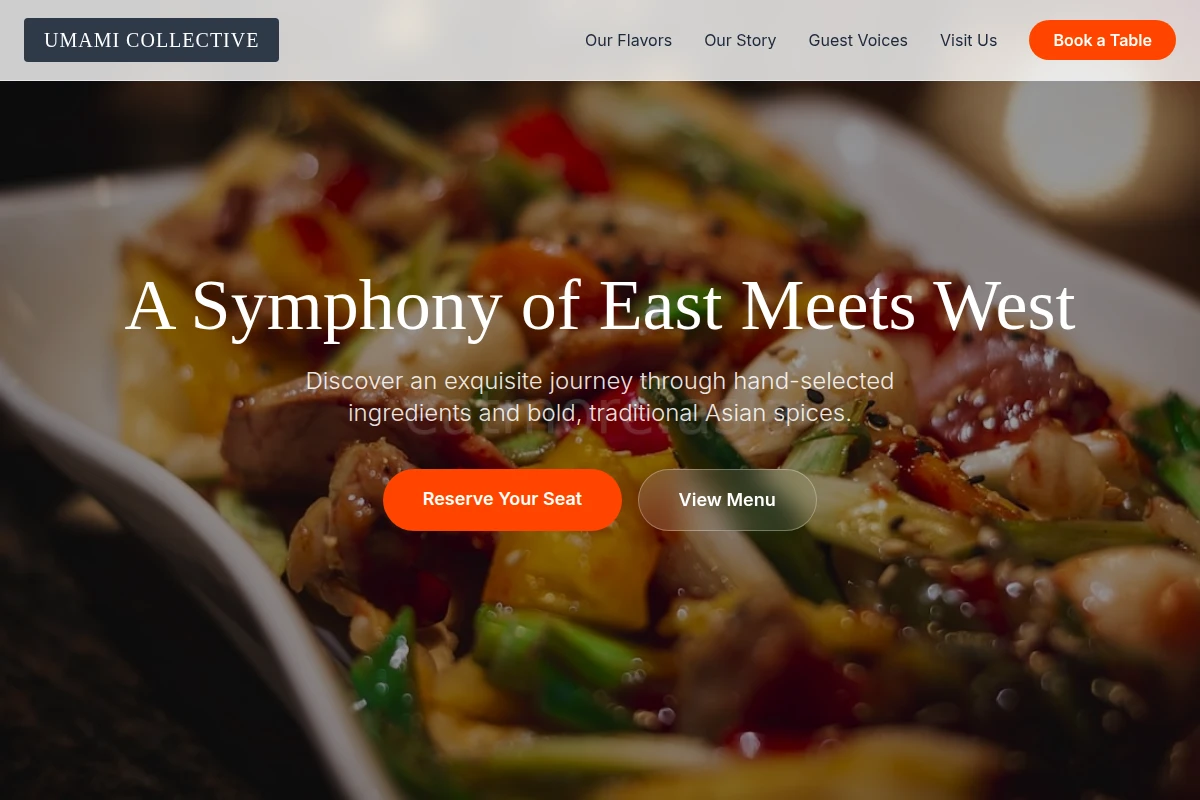 Tradition Asian Fusion Food