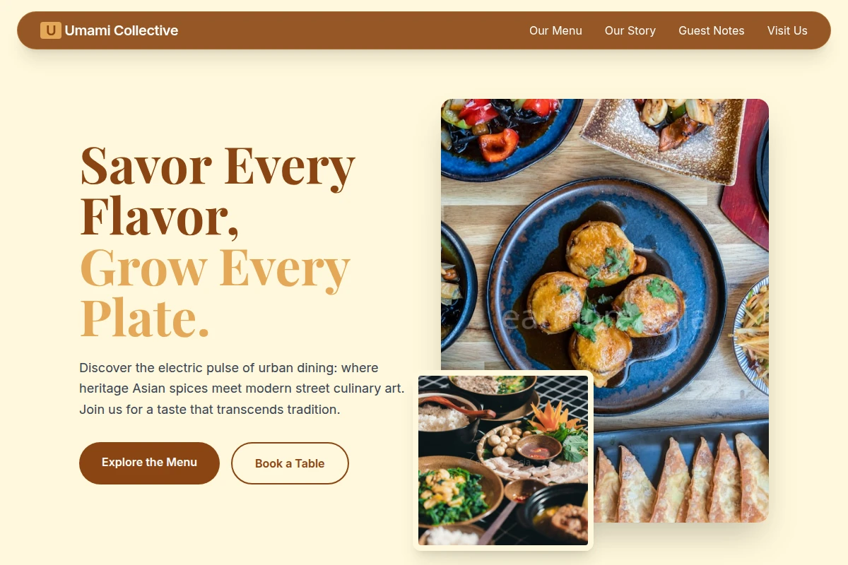 Urban Asian Fusion Food