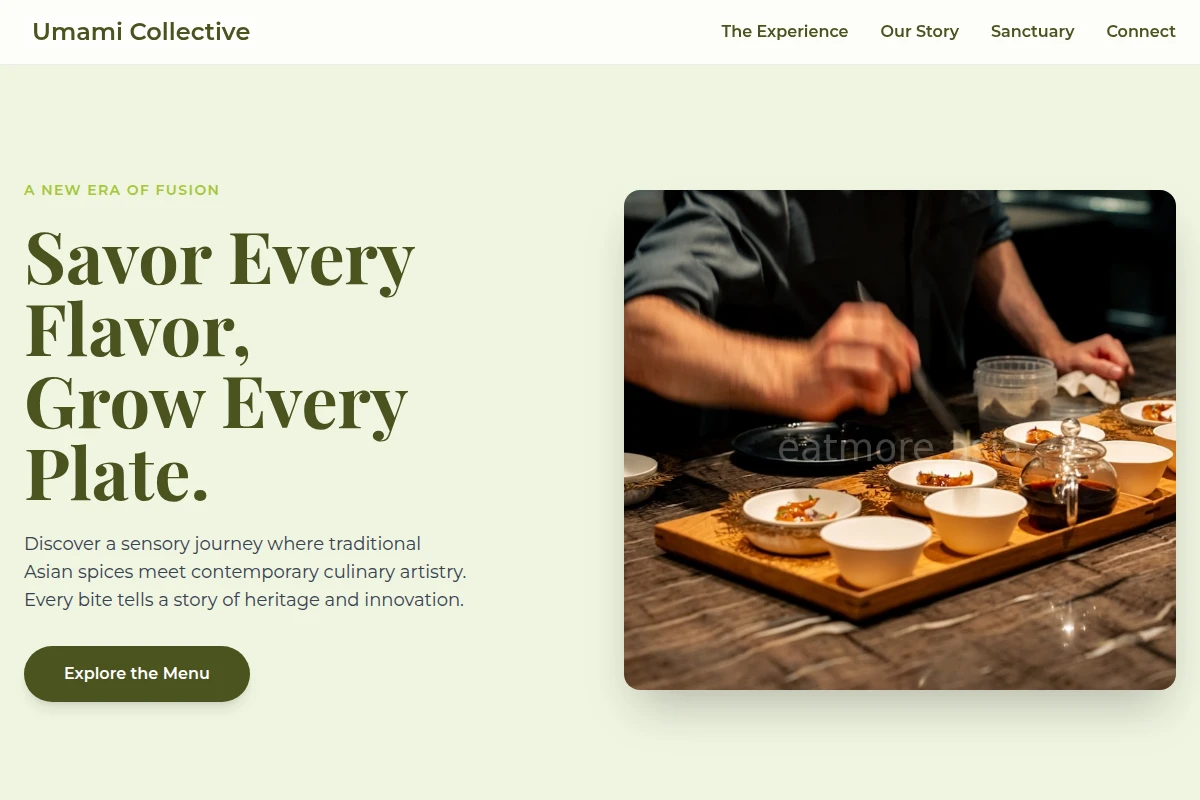 Tangy Asian Fusion Food