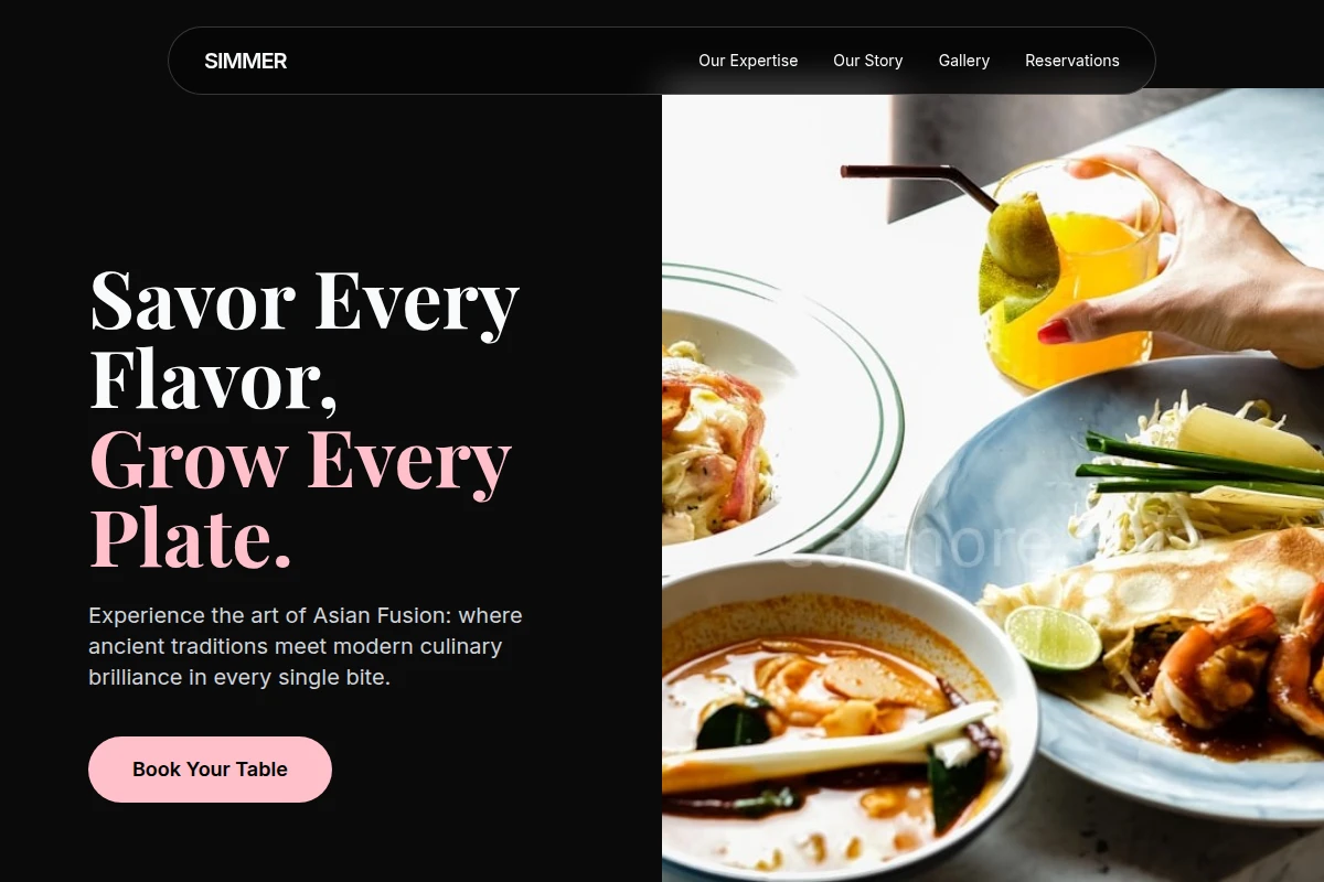 Simmer Asian Fusion Food