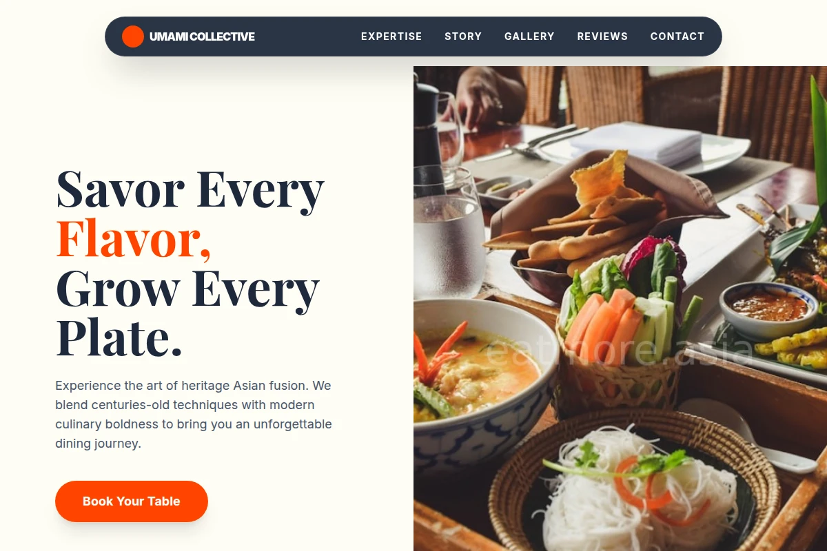 Heritage Asian Fusion Food