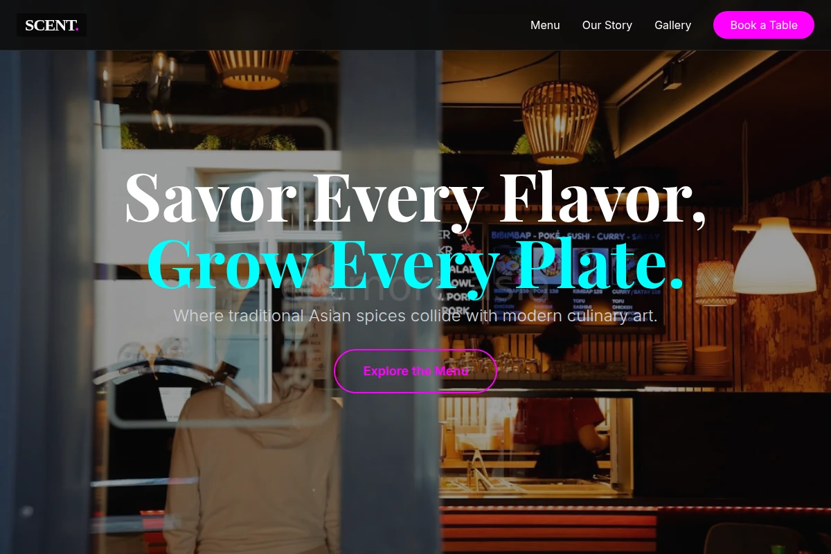 Scent Asian Fusion Food