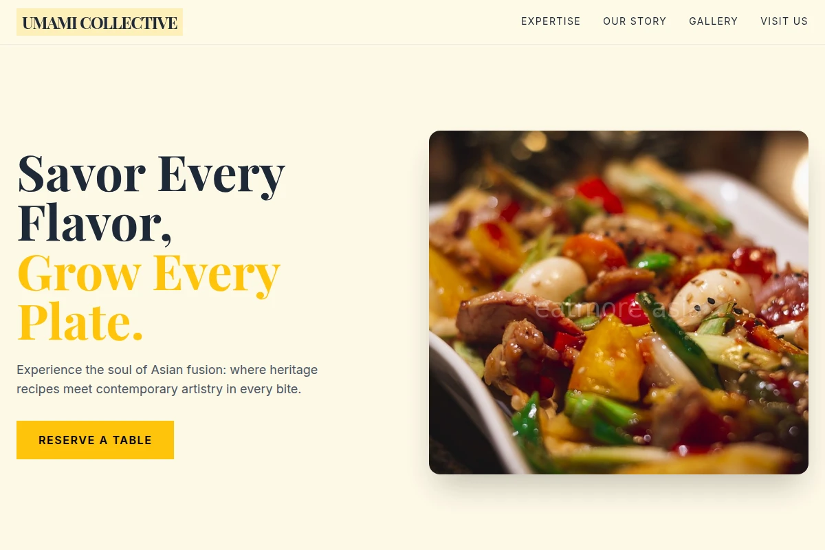 Ginger Asian Fusion Food