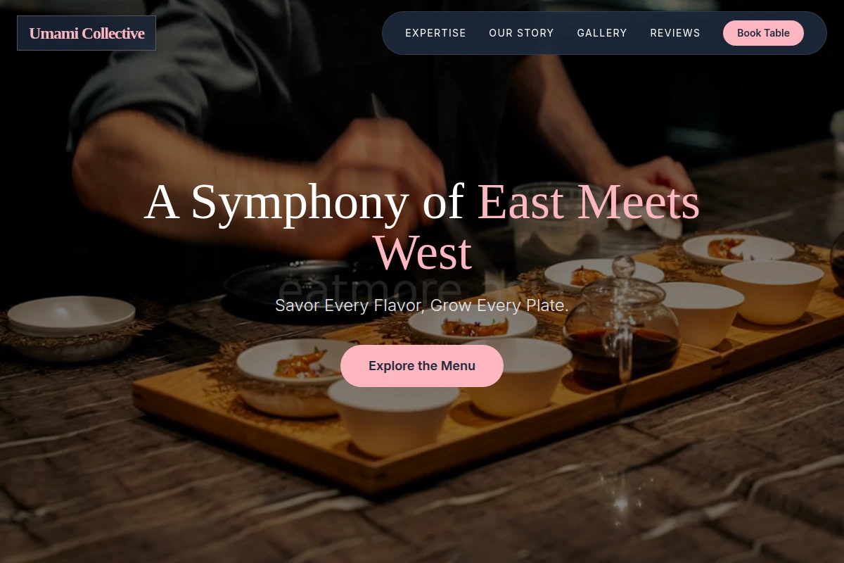 Artisan Asian Fusion Food