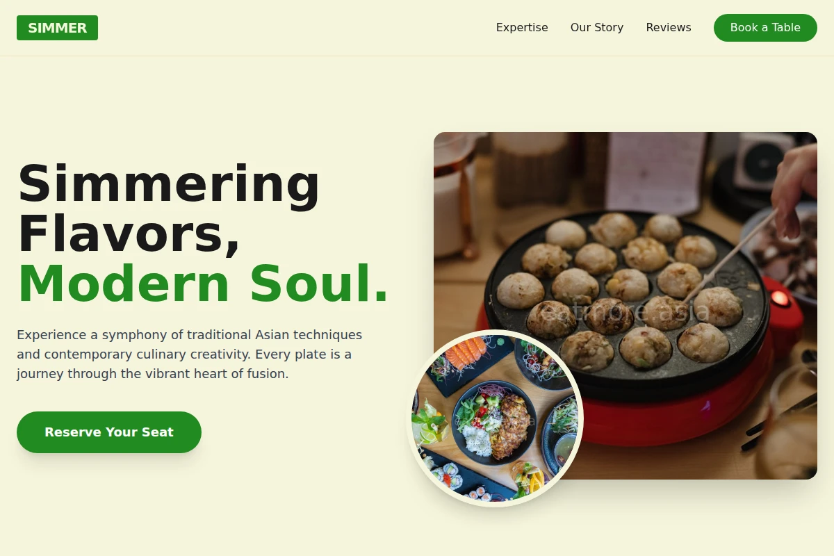 Simmer Asian Fusion Food