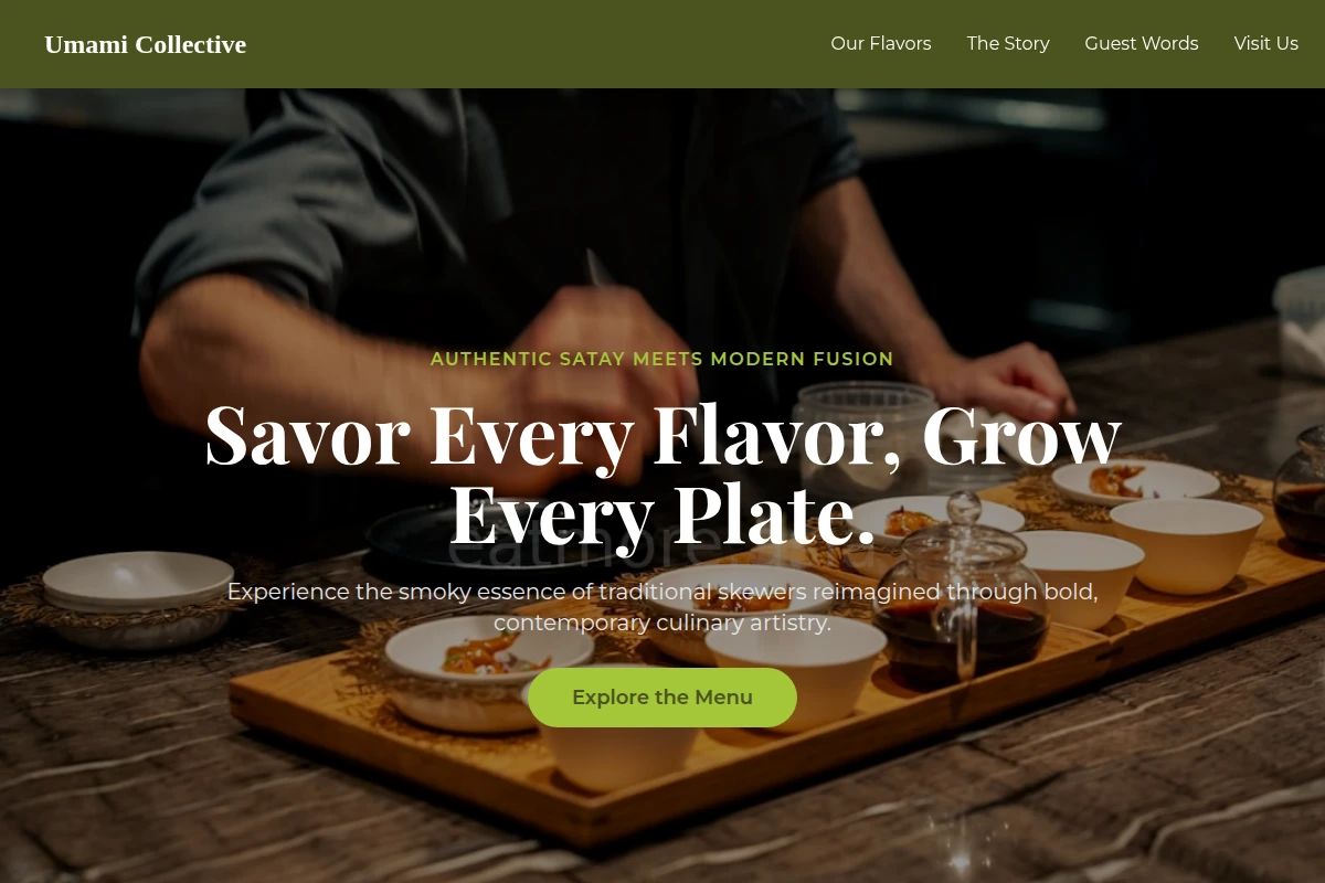 Satay Asian Fusion Food