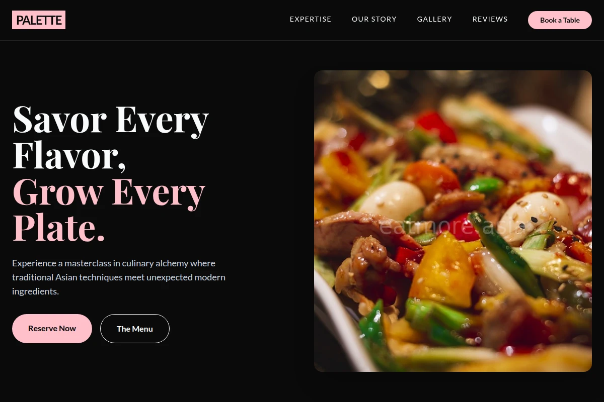 Palette Asian Fusion Food