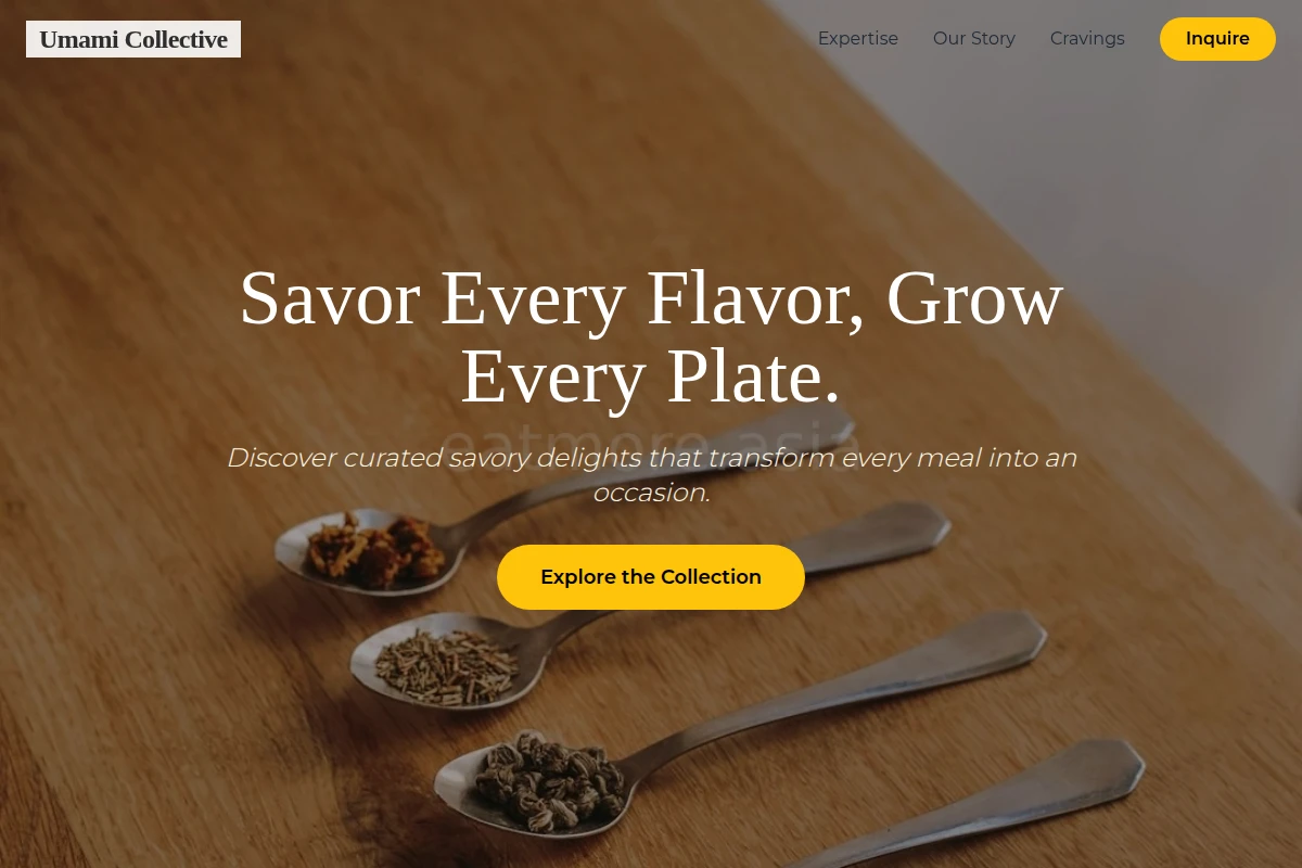 Savory Specialty Food