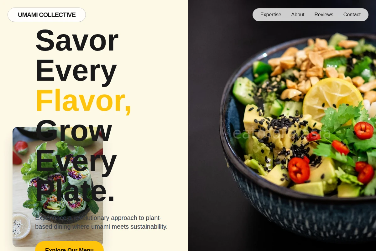 Savory Vegan Food