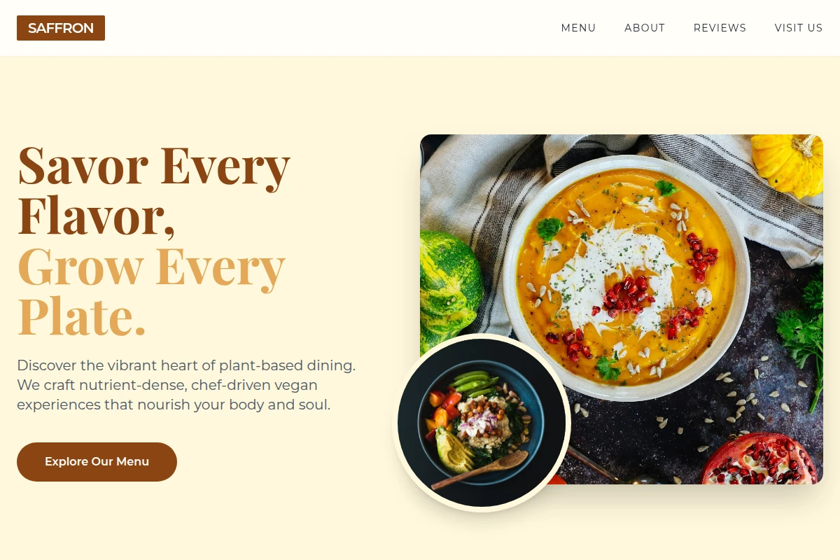 Saffron Vegan Food