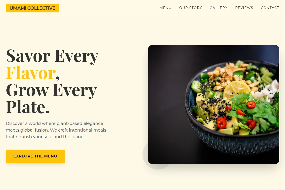 Fusion Vegan Food