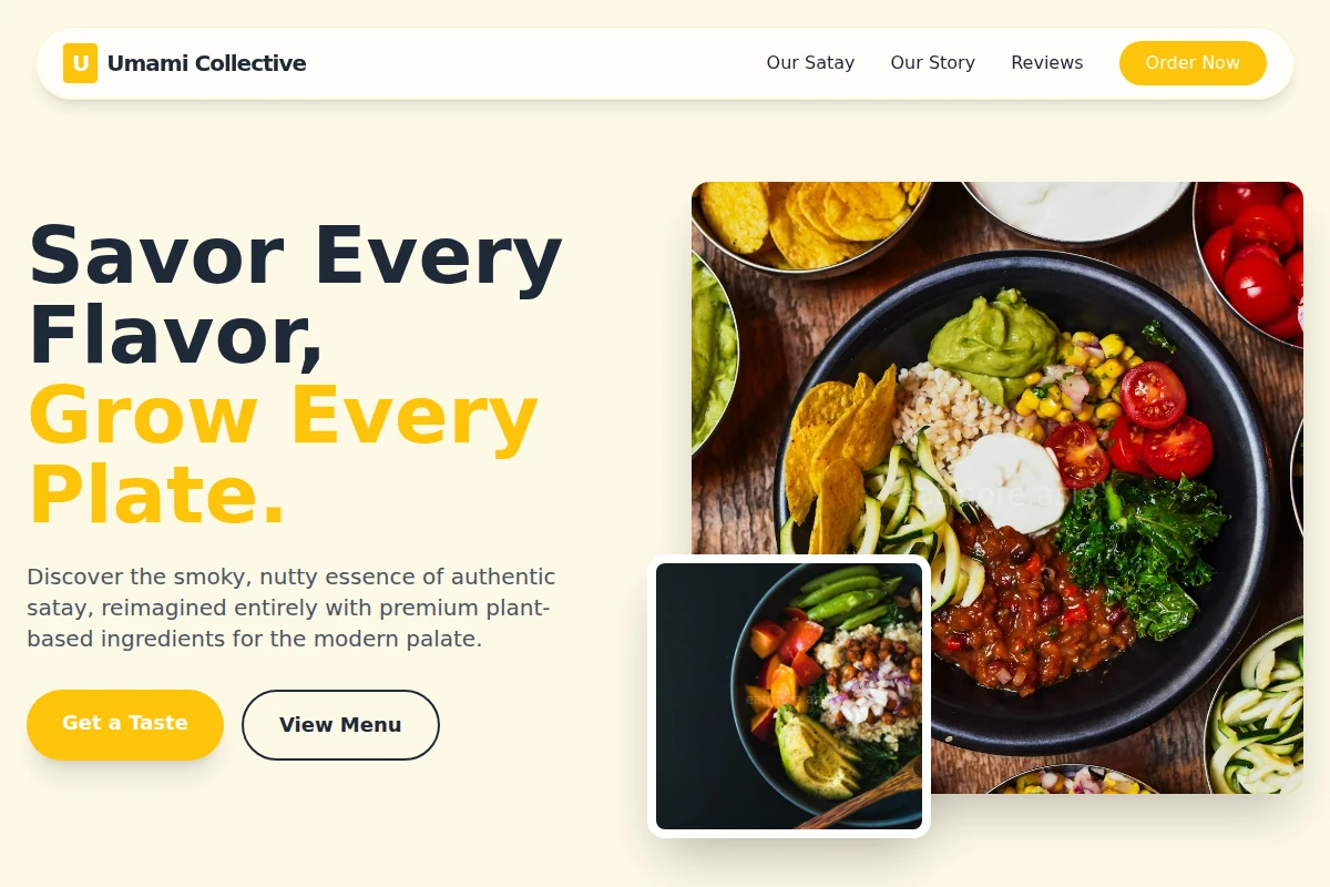 Satay Vegan Food